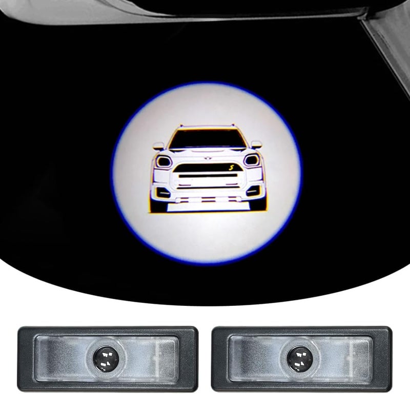 akarin 2Pcs Door Lights Logo for Mi ni r55 r56 r57 r58 r59 r60 r51 f54 f56 f55 f57 f60 f65 u25 Puddle Lights Car Door Logo Lights Projector Courtesy LED Ghost Shadow Lamps Accessories (u25) - Image 5